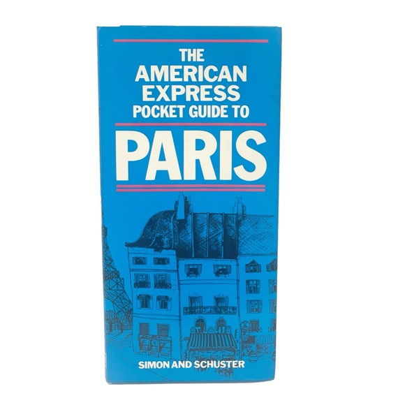 The American Express 1985 Pocket Guide To Paris By Simon and Schuster - Picture 1 of 3